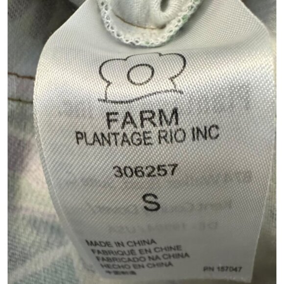 Farm Rio Women’s Striped Forest Tropical Print Jumpsuit Size Small zip front - Picture 8 of 13